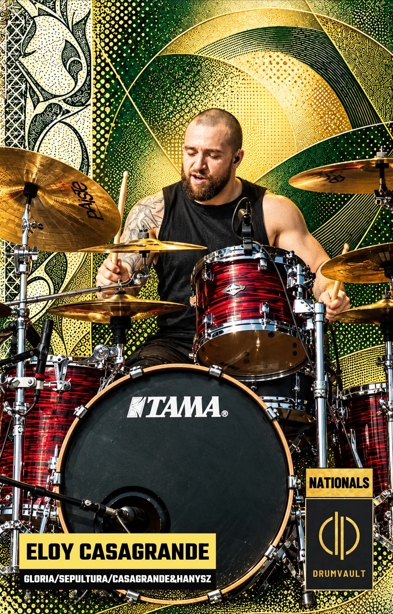 Carta Nationals de Eloy Casagrande (Sepultura, Slipknot)
